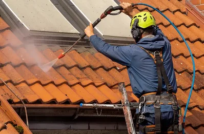 Démoussage et hydrofuge de toiture à Contay