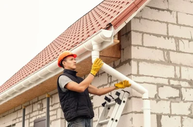 Pose et remplacement de gouttières à Contay
